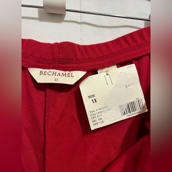 Bechamel - Women’s Vibrant Red Pull-On Pants - Picture 8 of 11